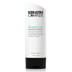 Keratin Complex Keratin Care Smoothing Conditioner bottle for frizz-free hair