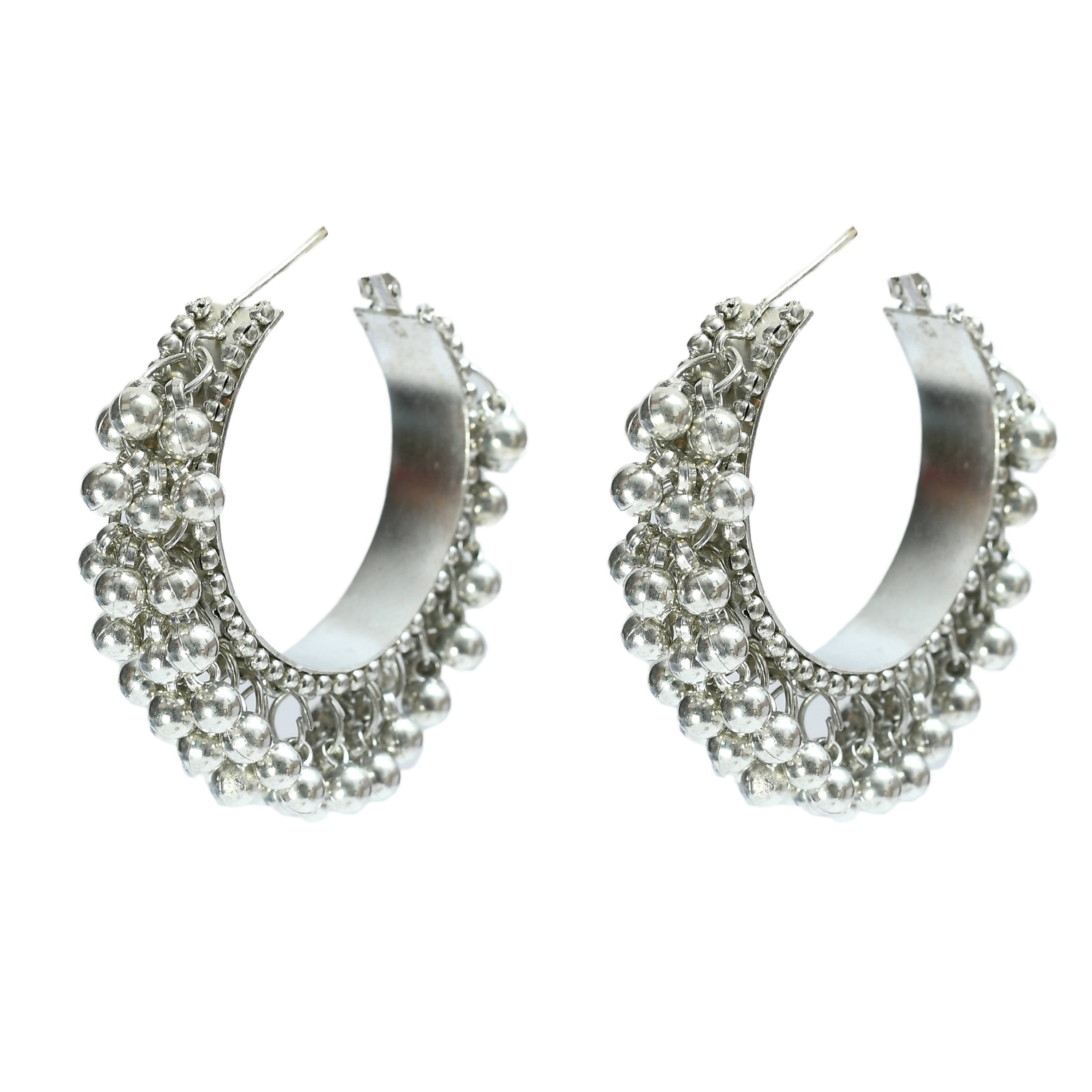 Oxidised Silver-Plated Brass Radha Kishan Long Necklace Set