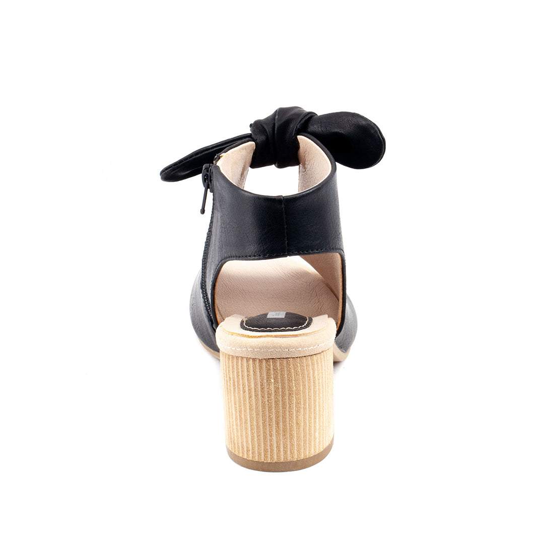 Women's Kimora Black Heeled Sandals: Chic Evening Footwear