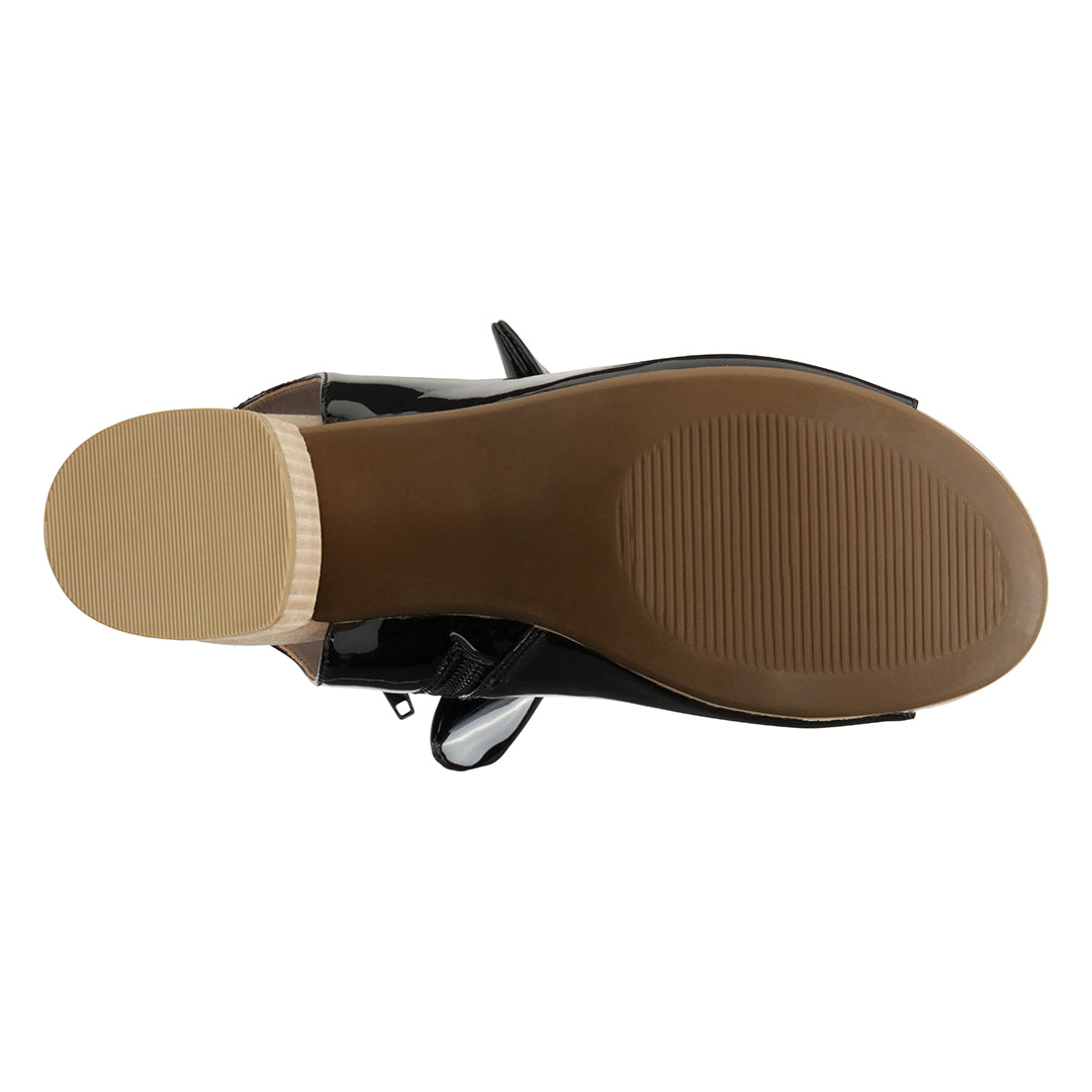 Women's Kimora Black Heeled Sandals: Chic Evening Footwear