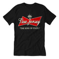 King of States graphic t-shirt featuring New Jersey-inspired design on soft cotton fabric