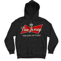 King of States Unisex Hoodie featuring Newark-inspired industrial graphic print on soft fleece