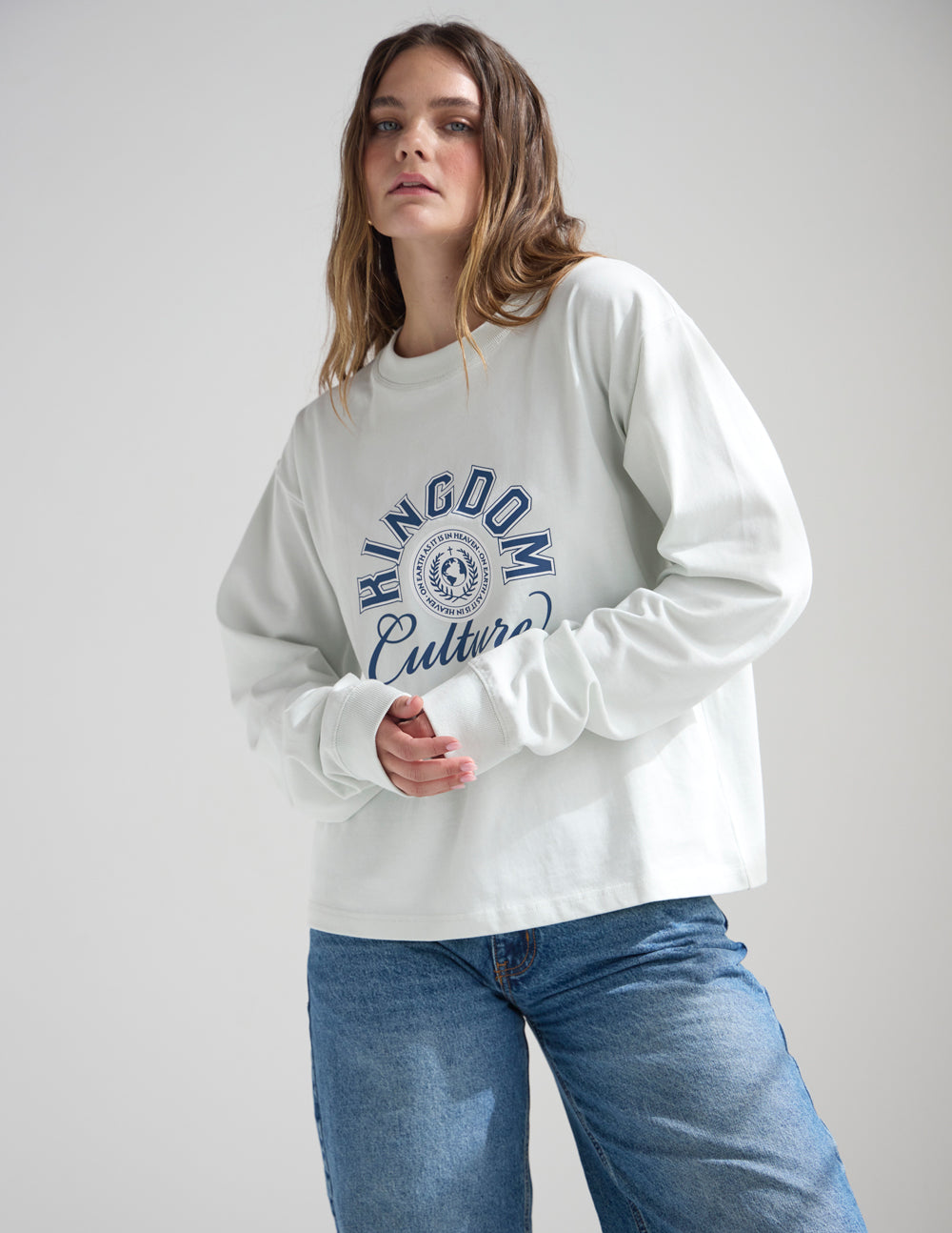 Kingdom Culture Long Sleeve Heavyweight Cotton Tee