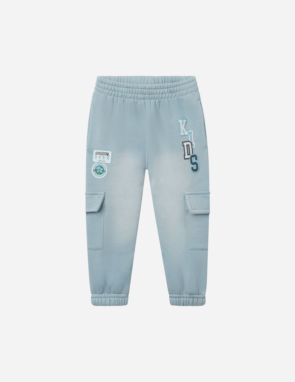 Kids' Cargo Sweatpants: Oversized Comfort & Drawcord-Free Design
