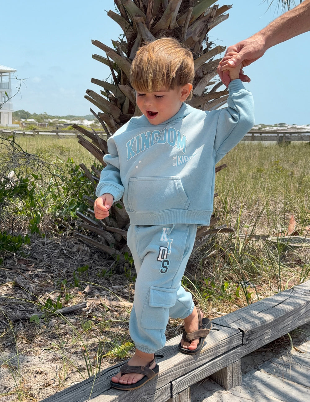 Kids' Cargo Sweatpants: Oversized Comfort & Drawcord-Free Design
