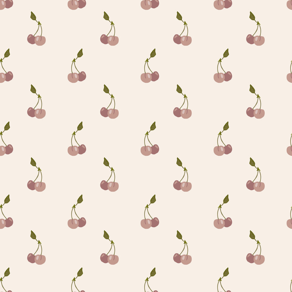 Kinley Removable Wallpaper in Cream, Dusty-Rose and Olive-Green