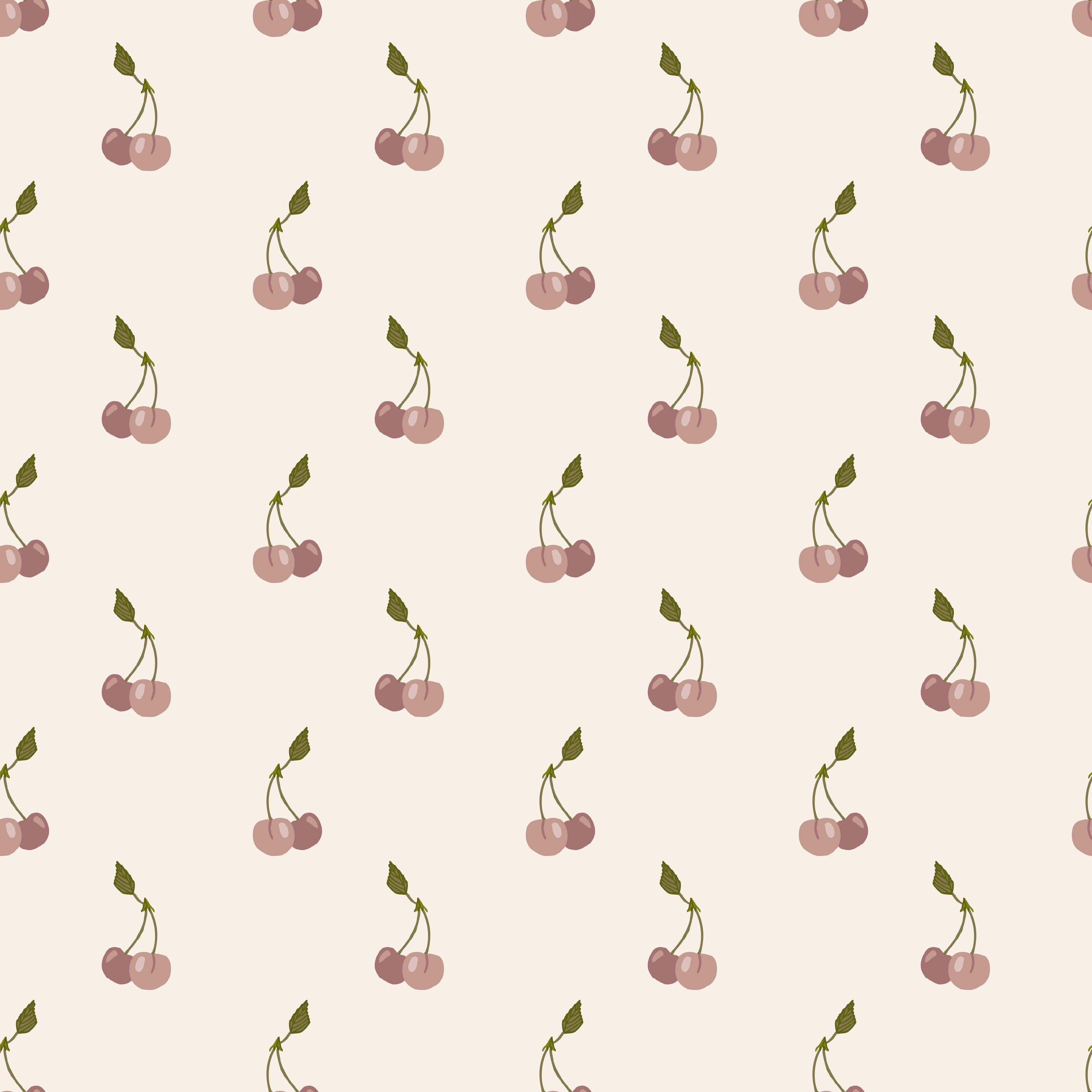 Kinley Removable Wallpaper in Cream, Dusty-Rose and Olive-Green
