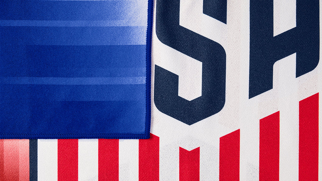 U.S. Soccer 2024 Adventure Microfiber Towel - Red, White, Blue - Image 3
