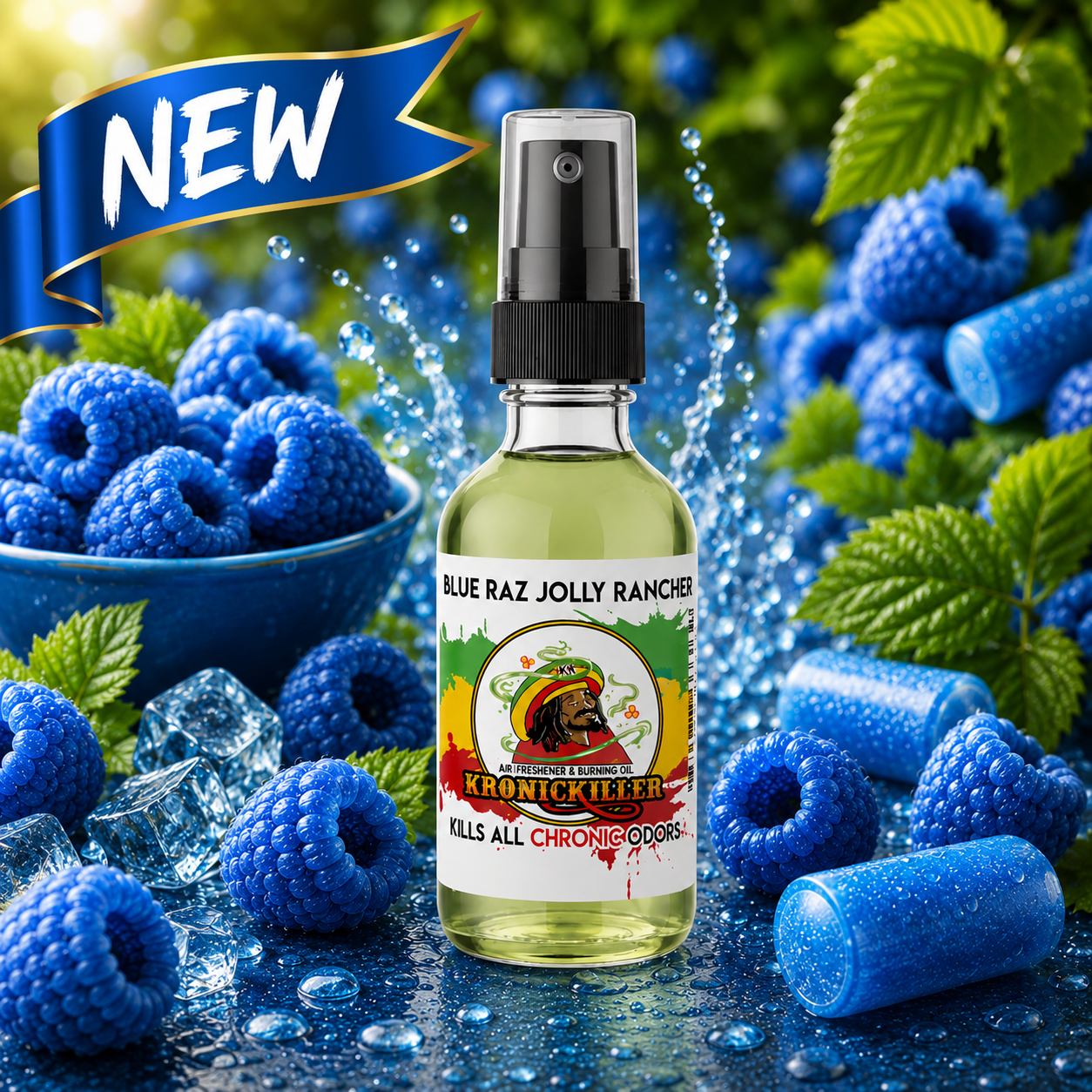 Kronickiller Blue Raspberry Air Freshener & Burning Oil
