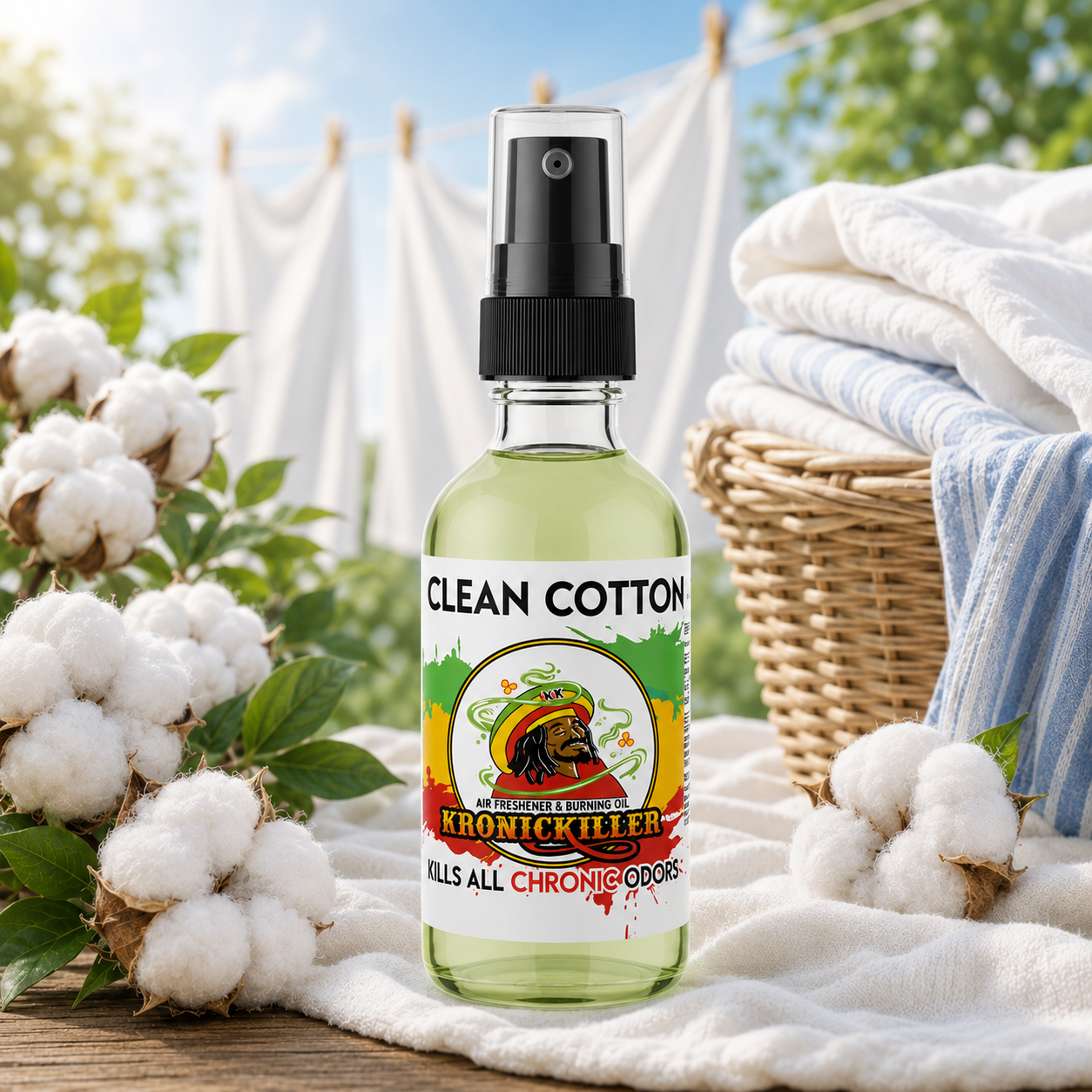 KronicKiller Clean Cotton Air Freshener & Burning Oil