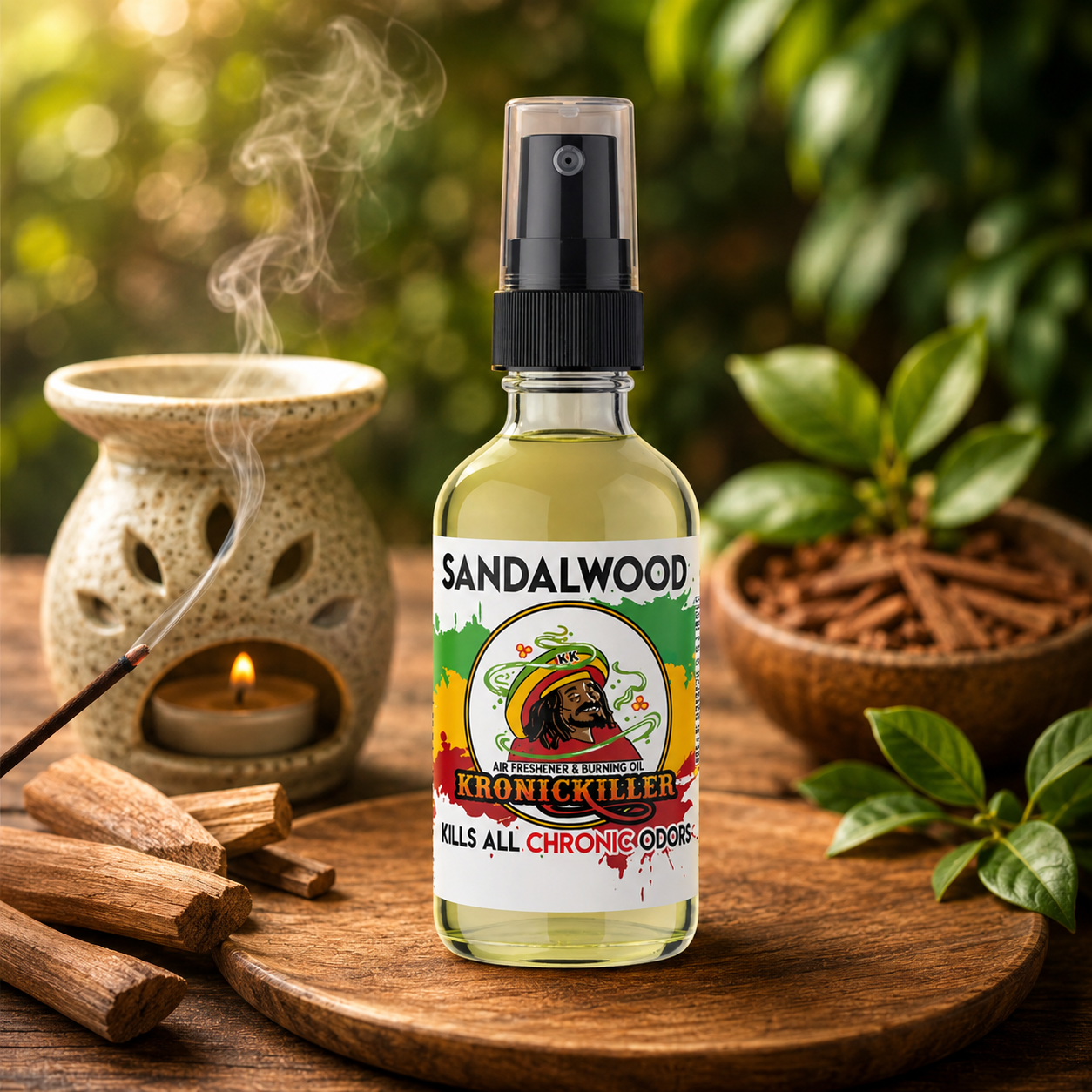 Kronickiller Sandalwood Air Freshener & Burning Oil
