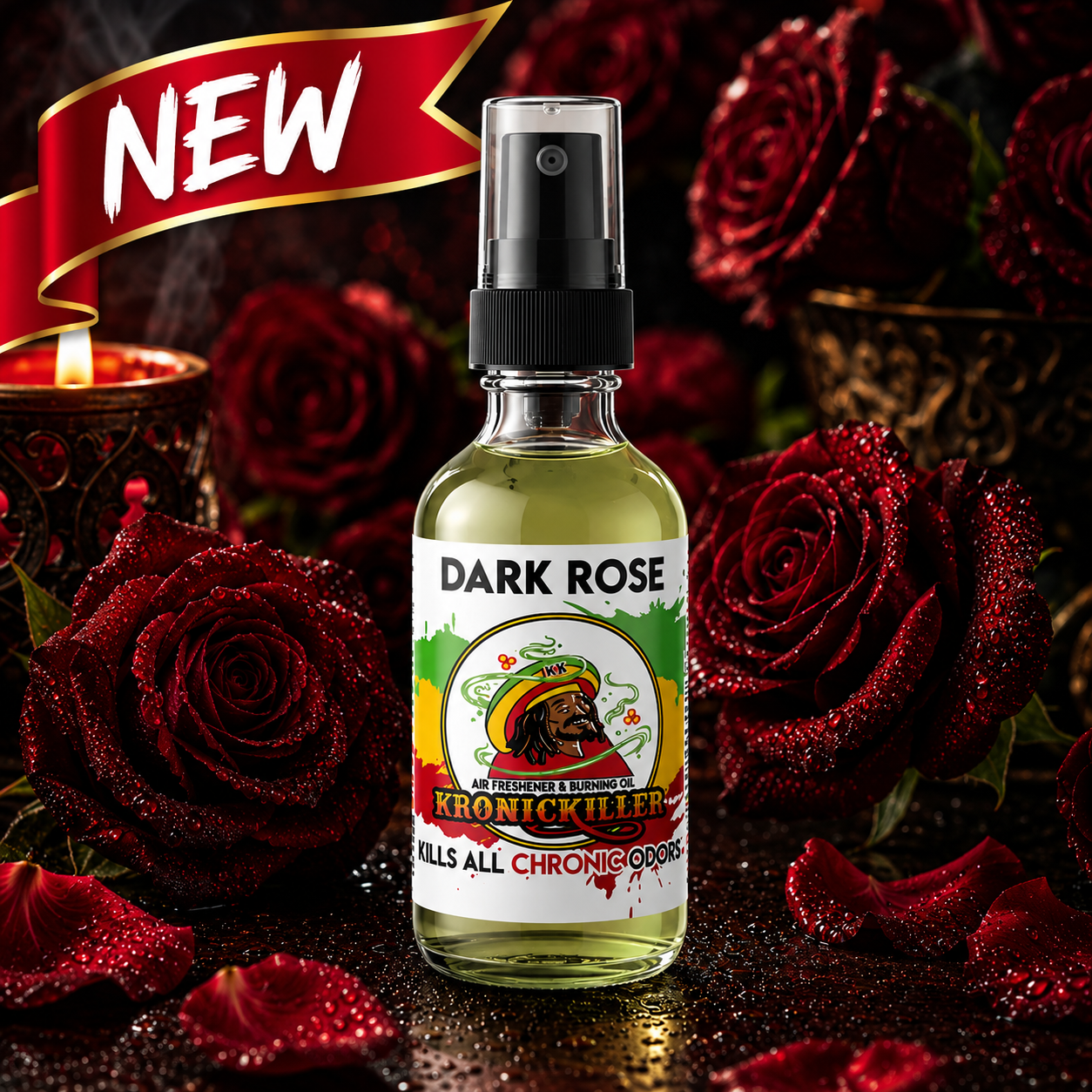 Kronickiller Dark Rose Air Freshener & Burning Oil