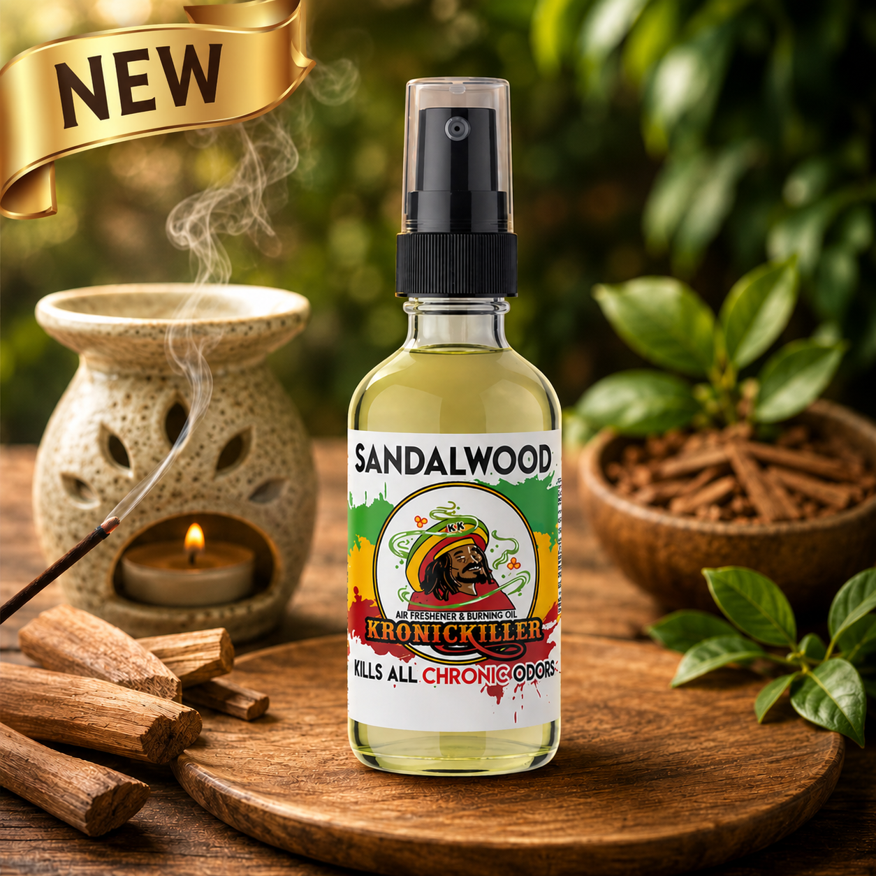 Kronickiller Sandalwood Air Freshener & Burning Oil