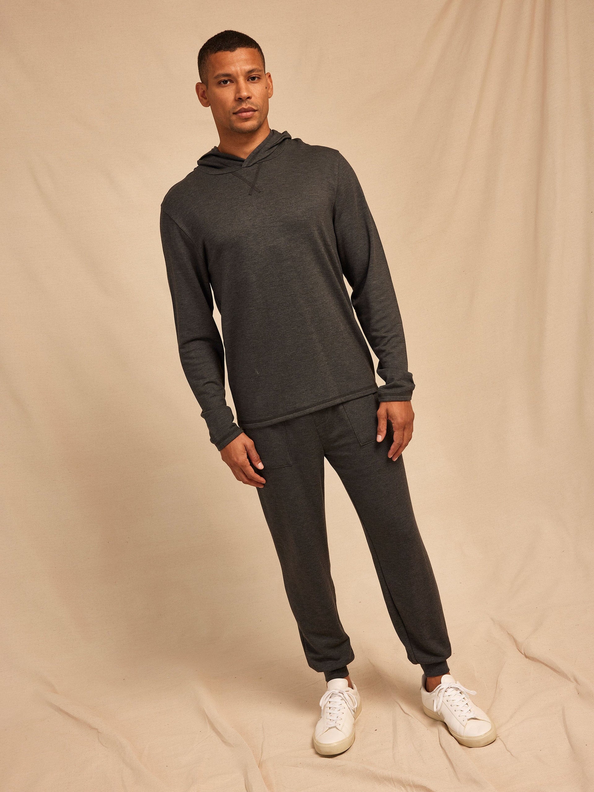 Men's Core Feather Fleece Hoodie - Lightweight Everyday Pullover