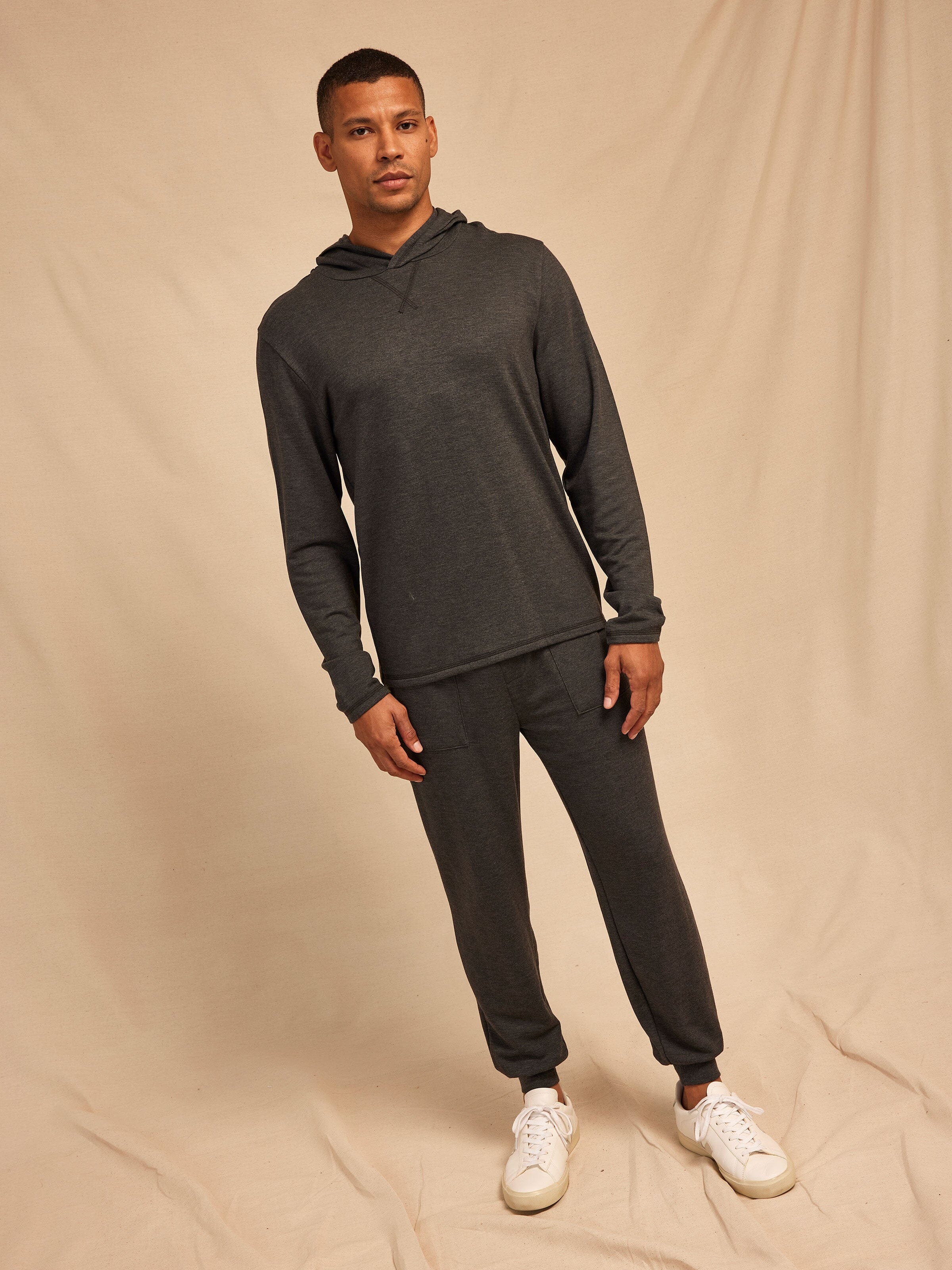 Men's Core Feather Fleece Hoodie - Lightweight Everyday Pullover