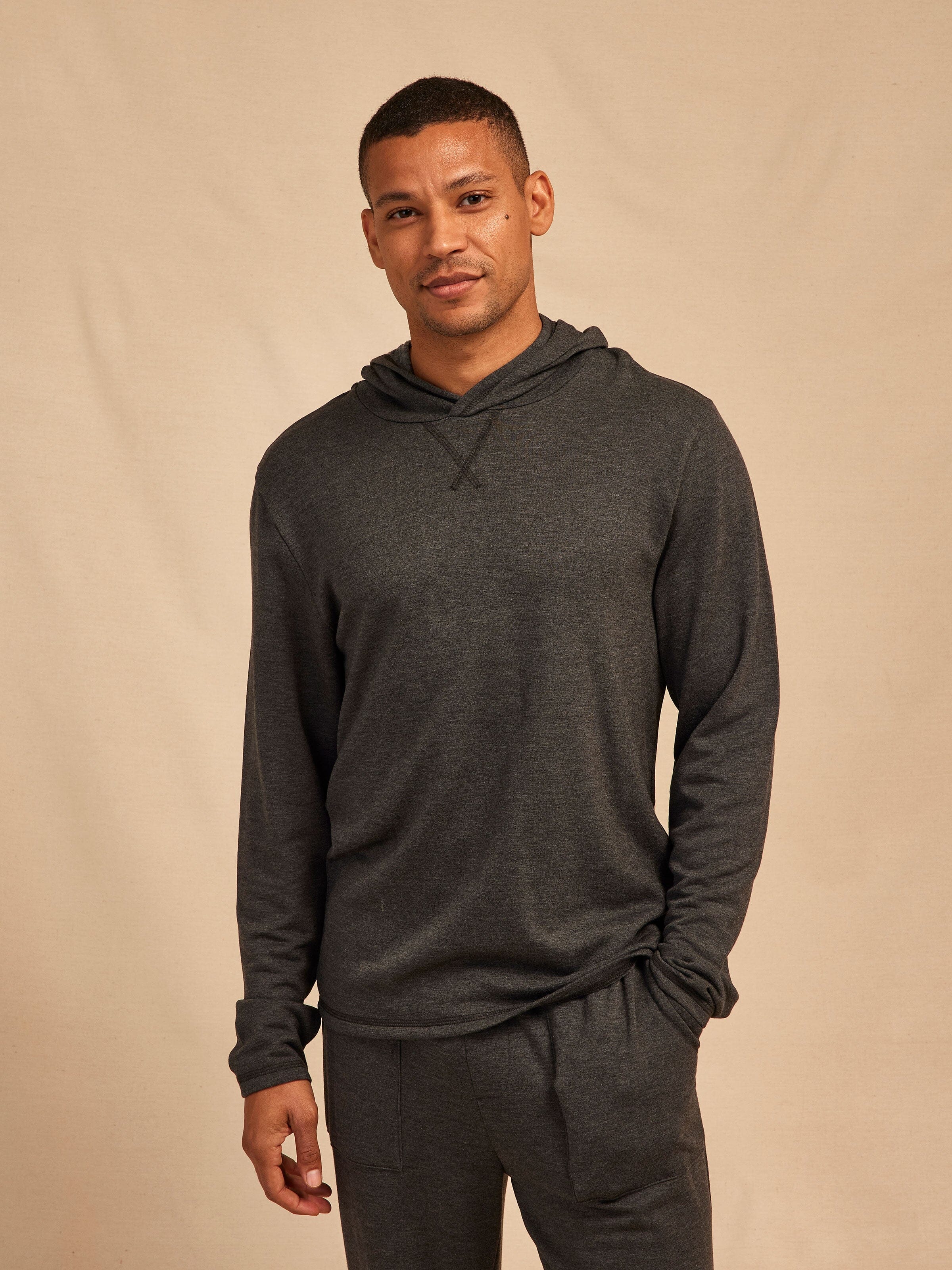 Men's Core Feather Fleece Hoodie - Lightweight Everyday Pullover