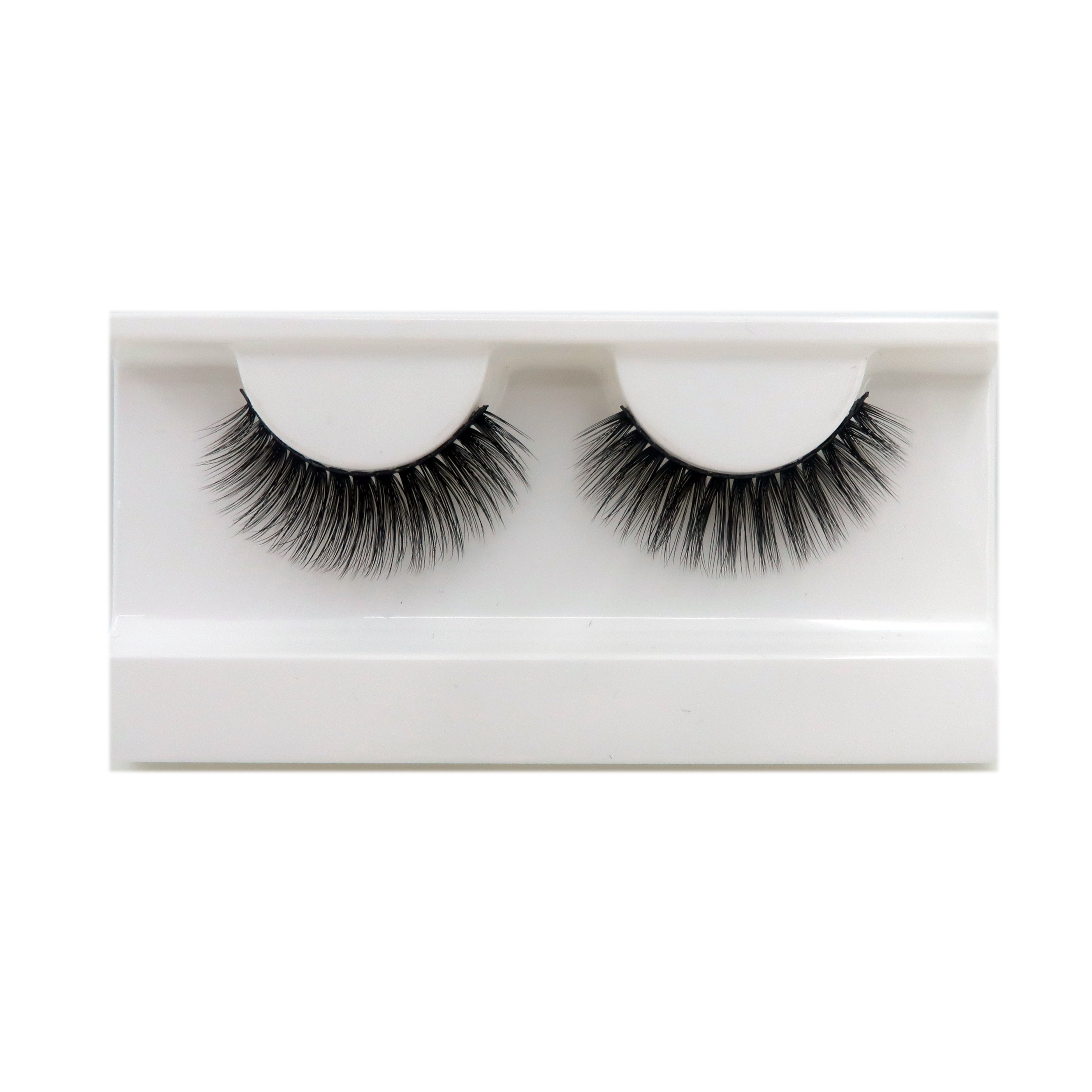 VIP Natural Faux Mink Eyelashes - Lightweight Black Lash Set