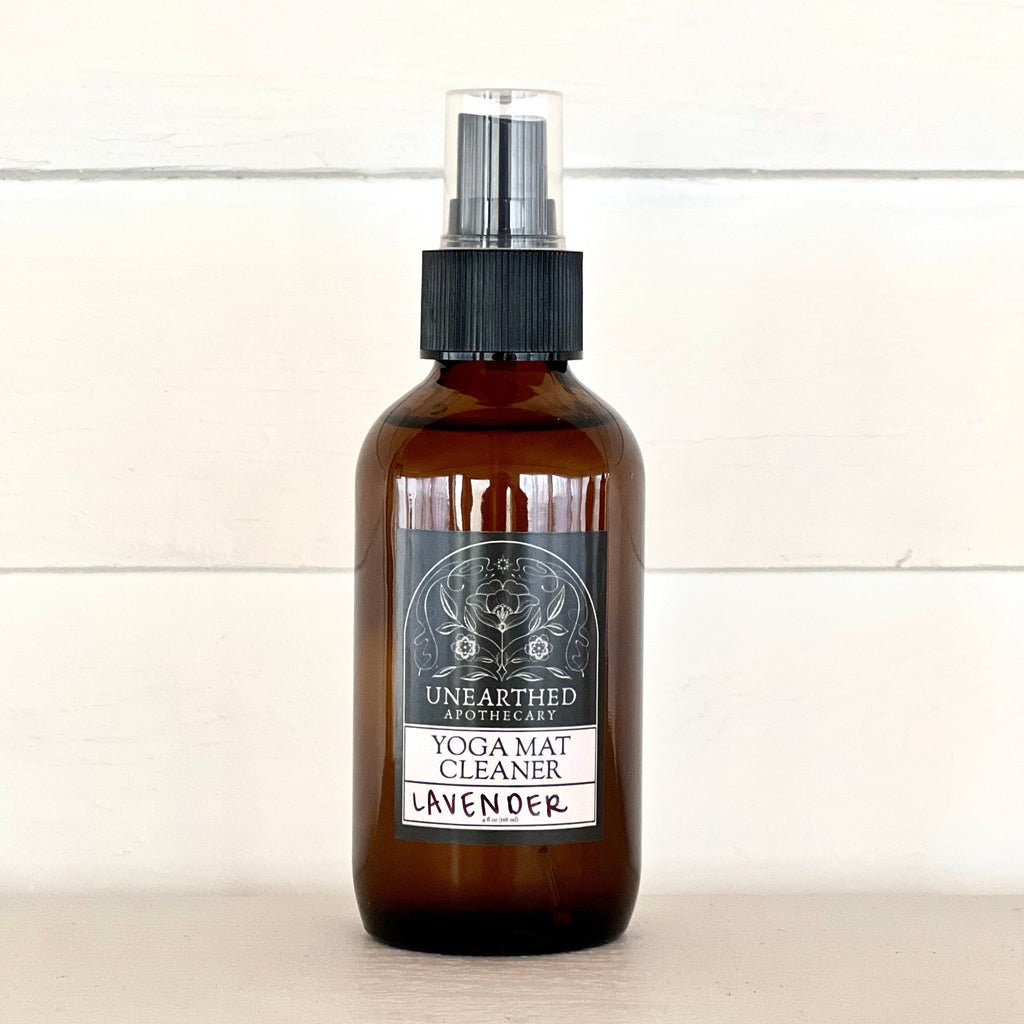 Natural Yoga Mat Cleaning Spray 4oz Lavender Lemon Tea Tree - Image 2