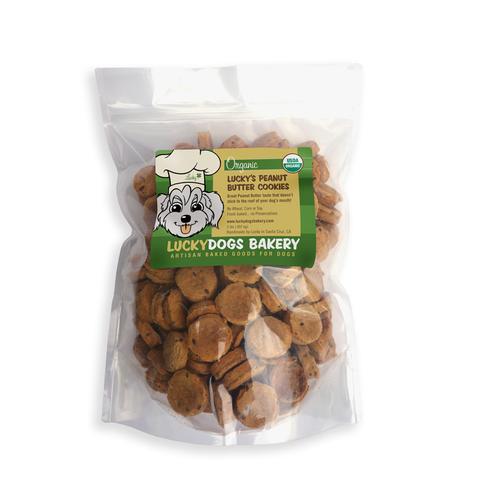 Lucky's Organic Peanut Butter Cookies
