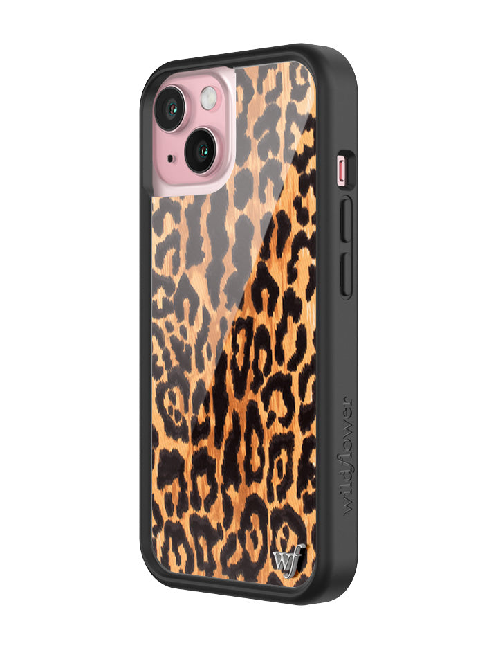 Leopard Print iPhone Case with Protective Rubber Bumper - Image 16