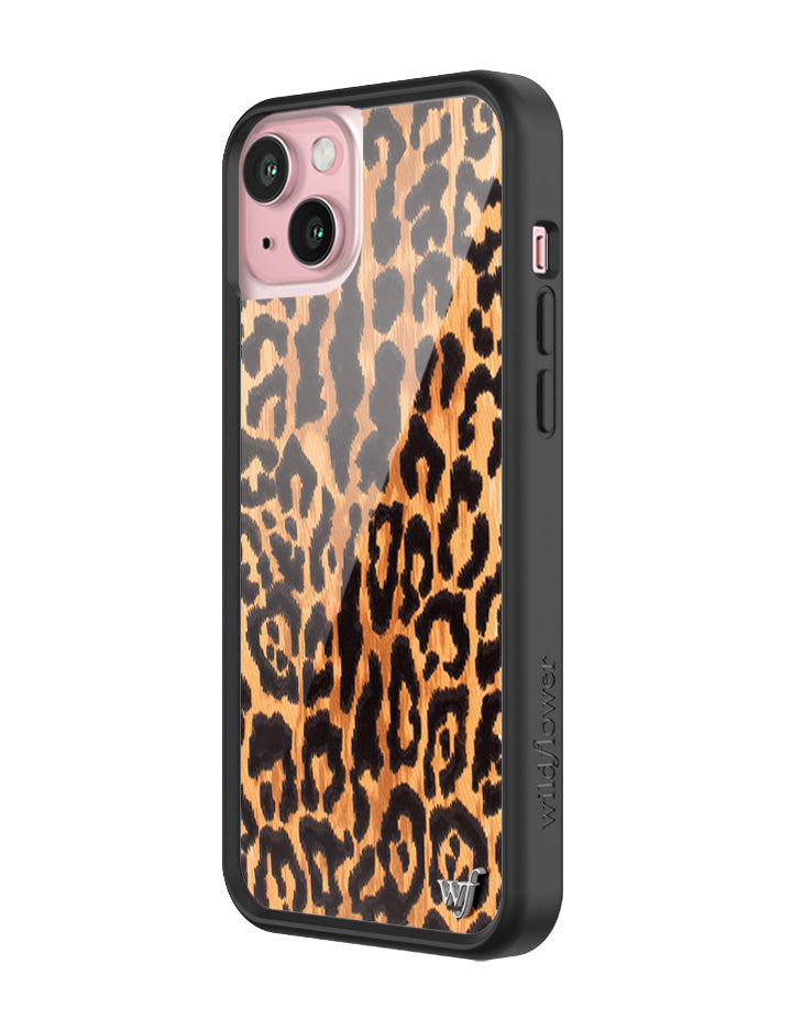 Leopard Print iPhone Case with Protective Rubber Bumper - Image 12