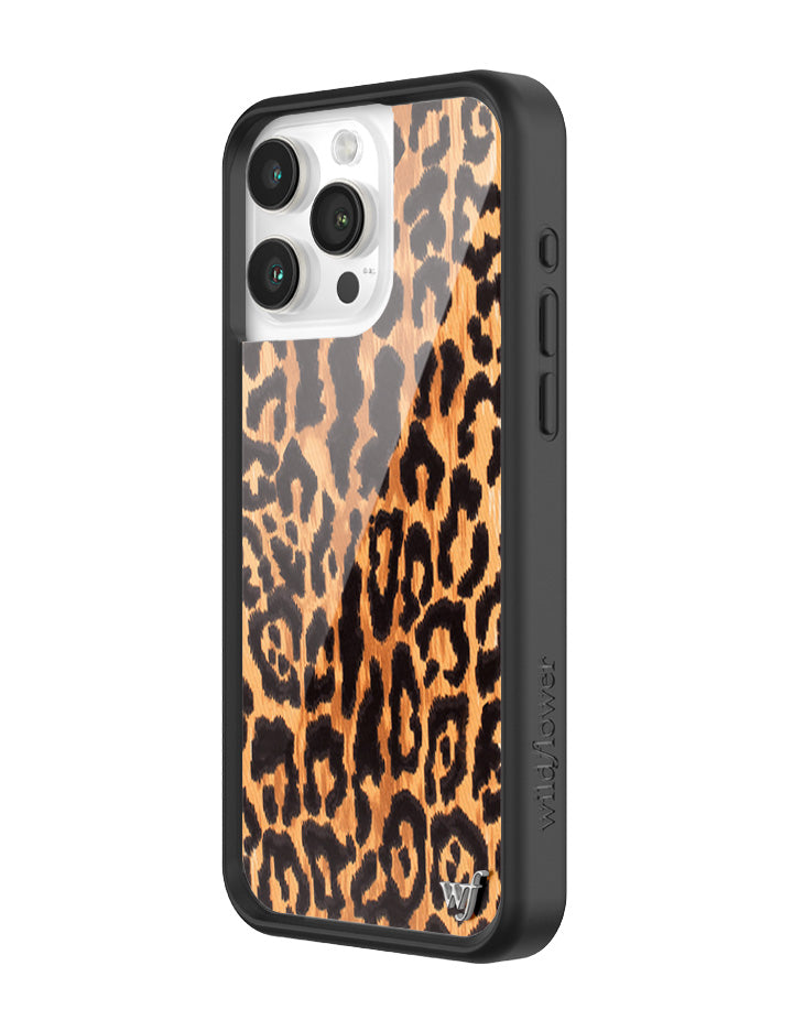 Leopard Print iPhone Case with Protective Rubber Bumper - Image 10