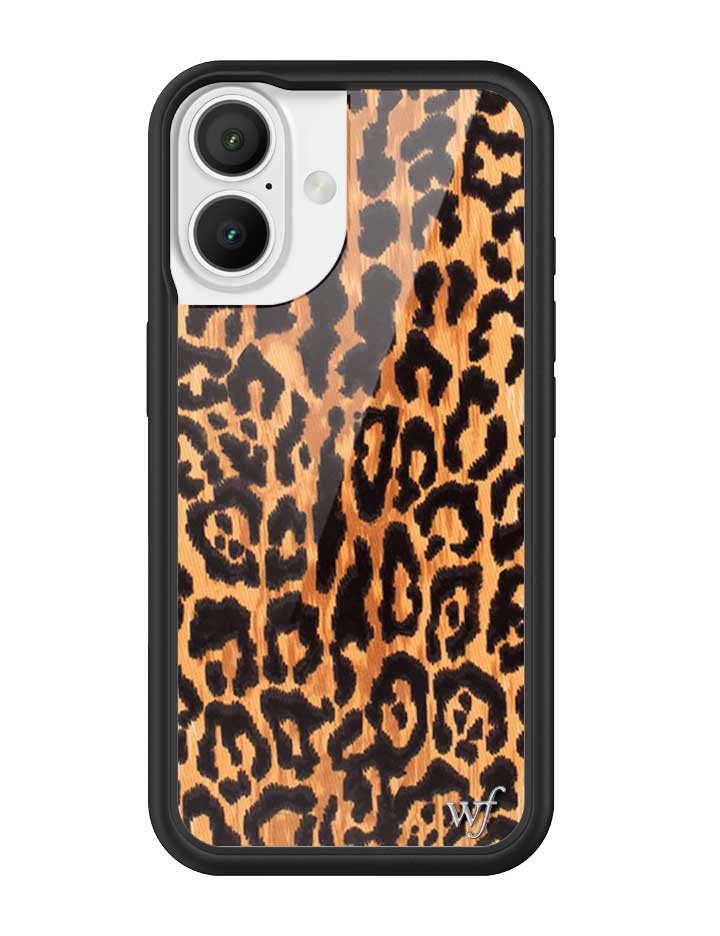 Leopard Print iPhone Case with Protective Rubber Bumper - Image 7