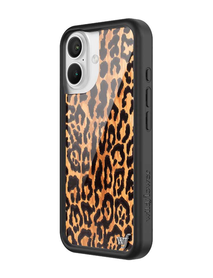 Leopard Print iPhone Case with Protective Rubber Bumper - Image 8