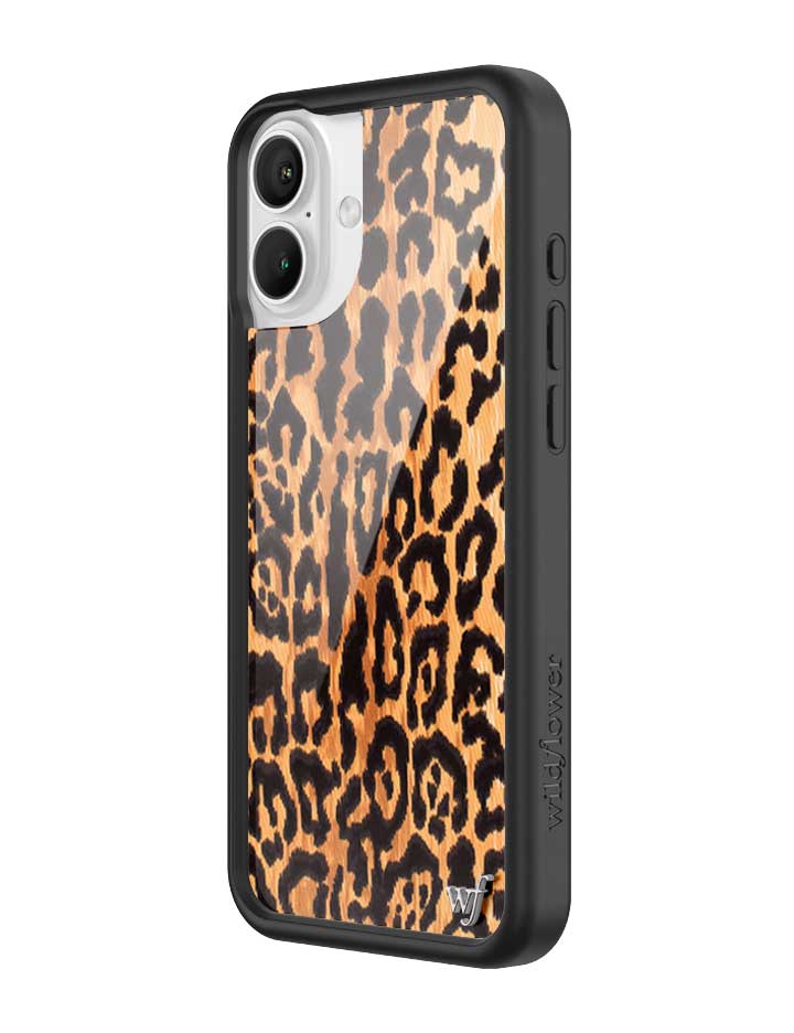 Leopard Print iPhone Case with Protective Rubber Bumper - Image 4