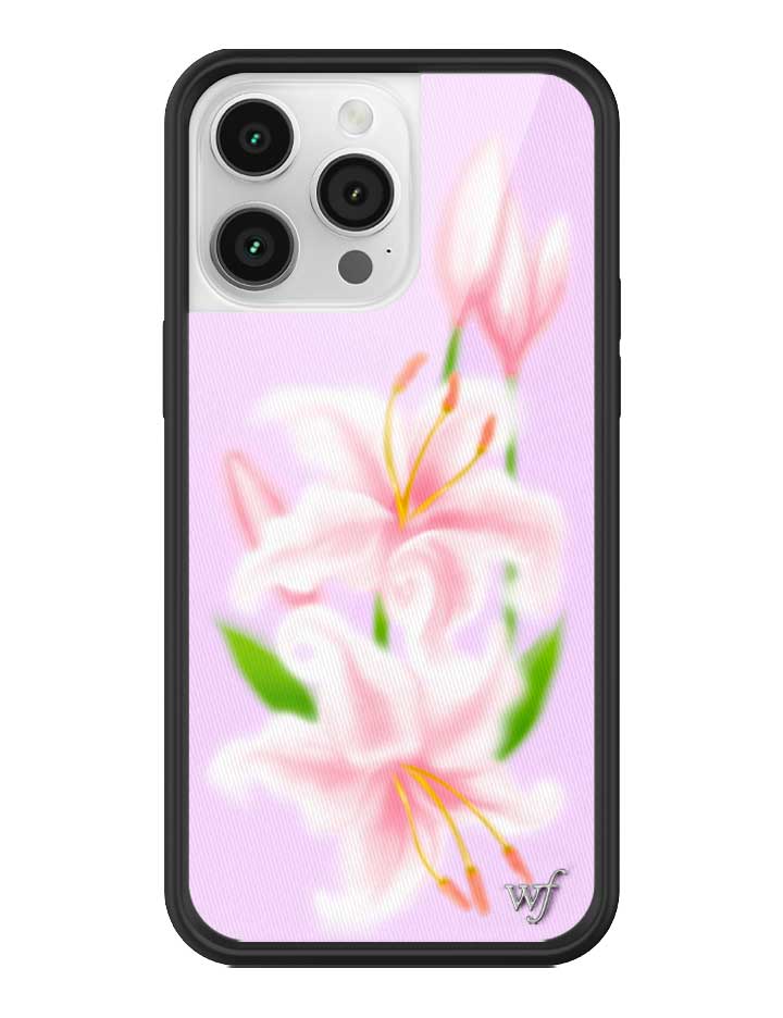 Sweet Lily Floral iPhone Case in Lilac