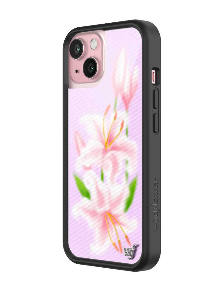 Sweet Lily Floral iPhone Case in Lilac