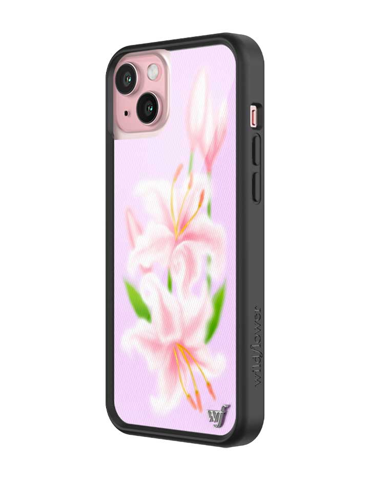 Sweet Lily Floral iPhone Case in Lilac