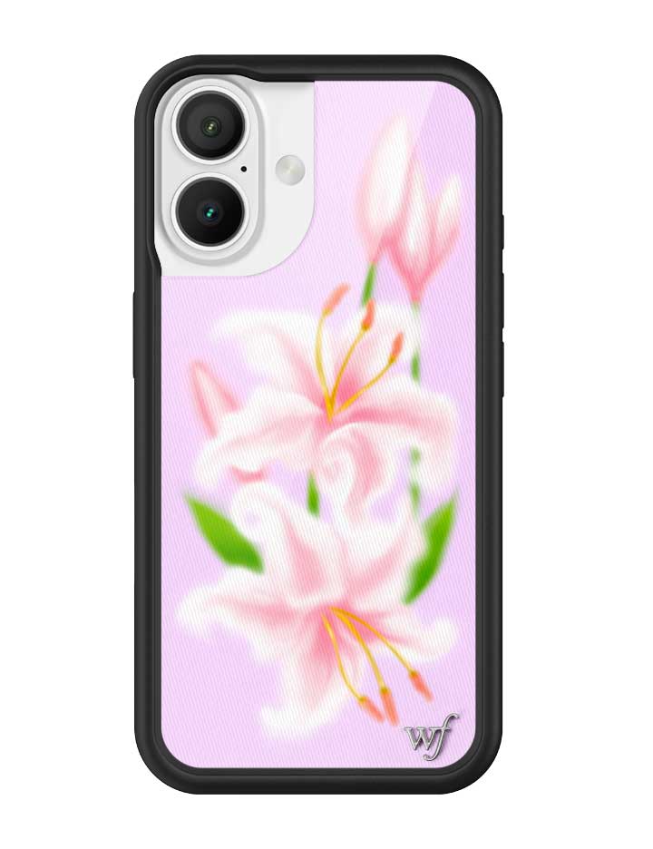Sweet Lily Floral iPhone Case in Lilac