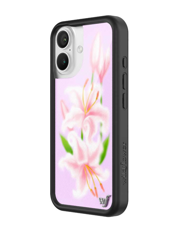 Sweet Lily Floral iPhone Case in Lilac