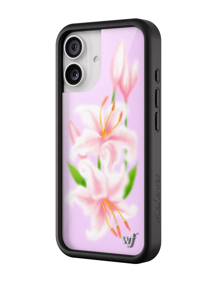 Sweet Lily Floral iPhone Case in Lilac