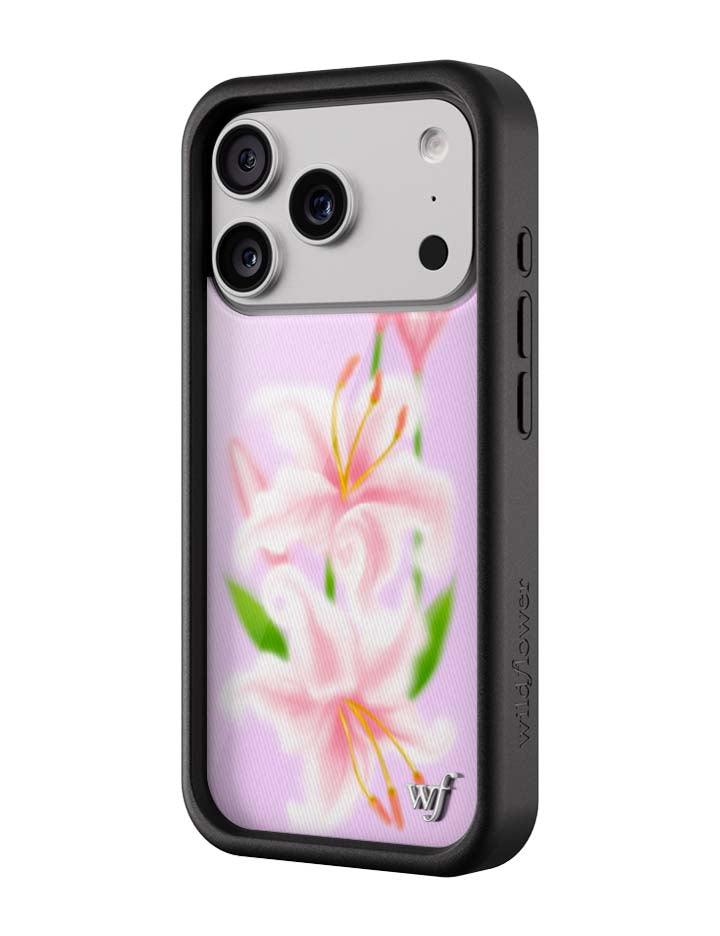 Sweet Lily Floral iPhone Case in Lilac