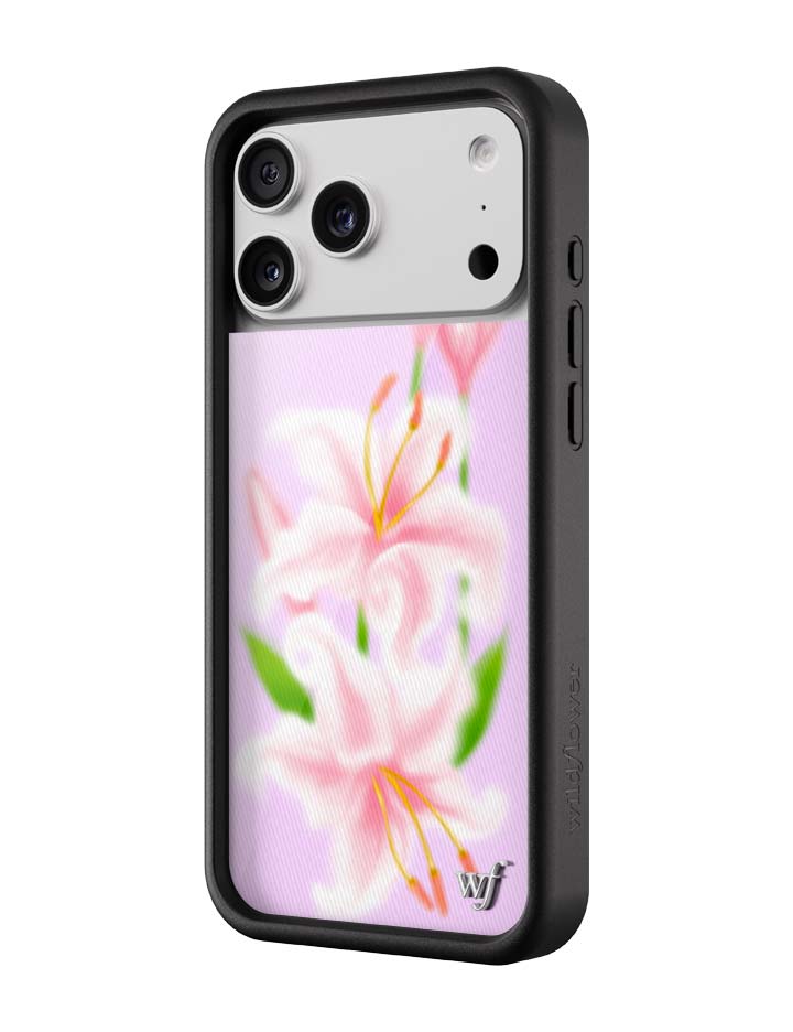 Sweet Lily Floral iPhone Case in Lilac