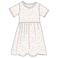 Lillian Sprinkles Bamboo Ruffle Spin Dress (Pre-Order)