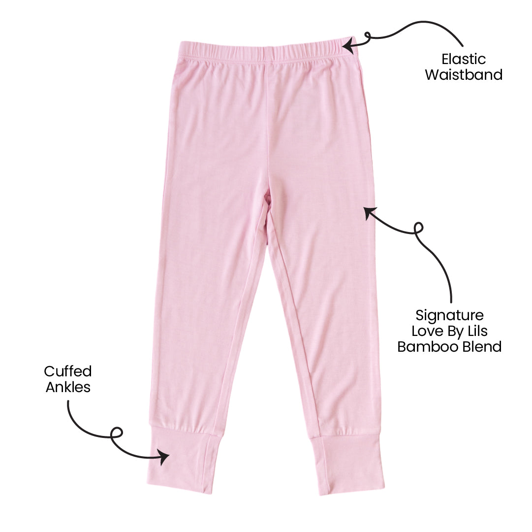 Lillian Pink Bamboo Leggings