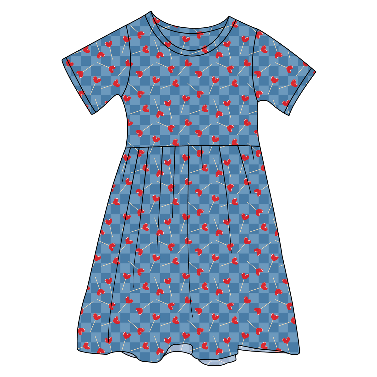 Lincoln Lollies Bamboo Ruffle Spin Dress (Pre-Order)