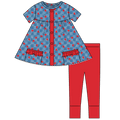 Lincoln Lollies Bamboo Short Sleeve Tunic + Legging Set (Pre-Order)