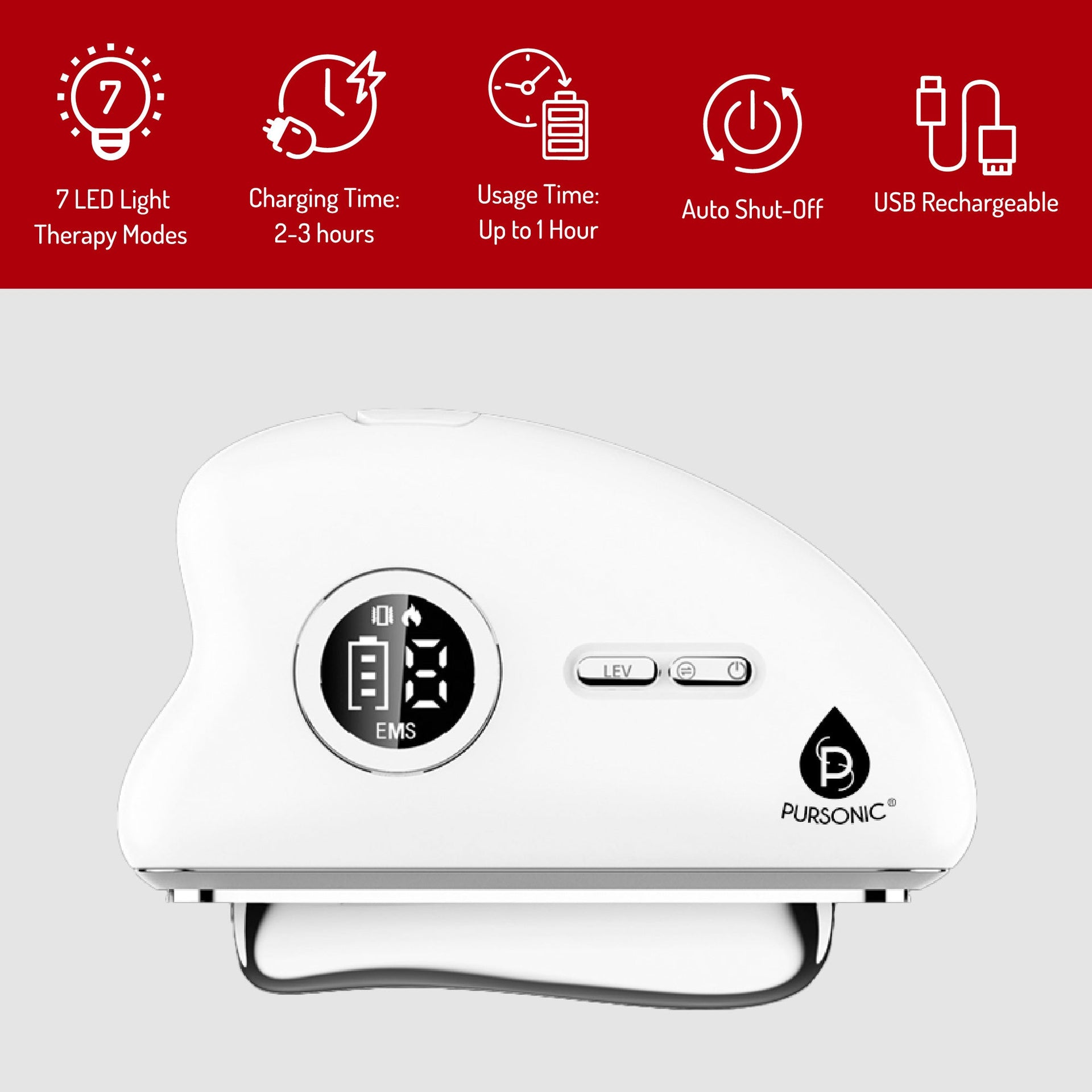 Radiance Renewal Set – Red Light Gua Sha Tool, Vitamin C Serum & Cooling Ice Roller