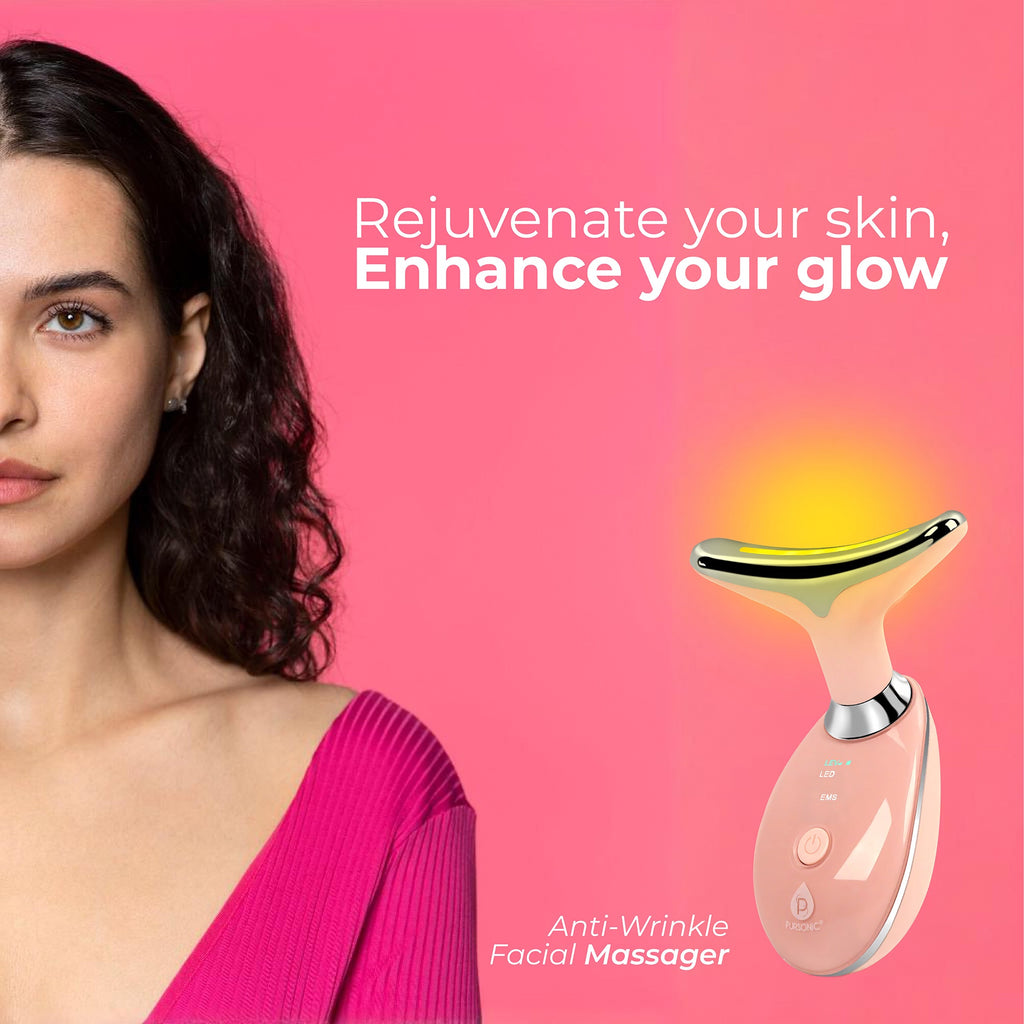 Pursonic 7-in-1 LED Therapy Mask, Sculpting Wand, and IPL Laser Hair Removal