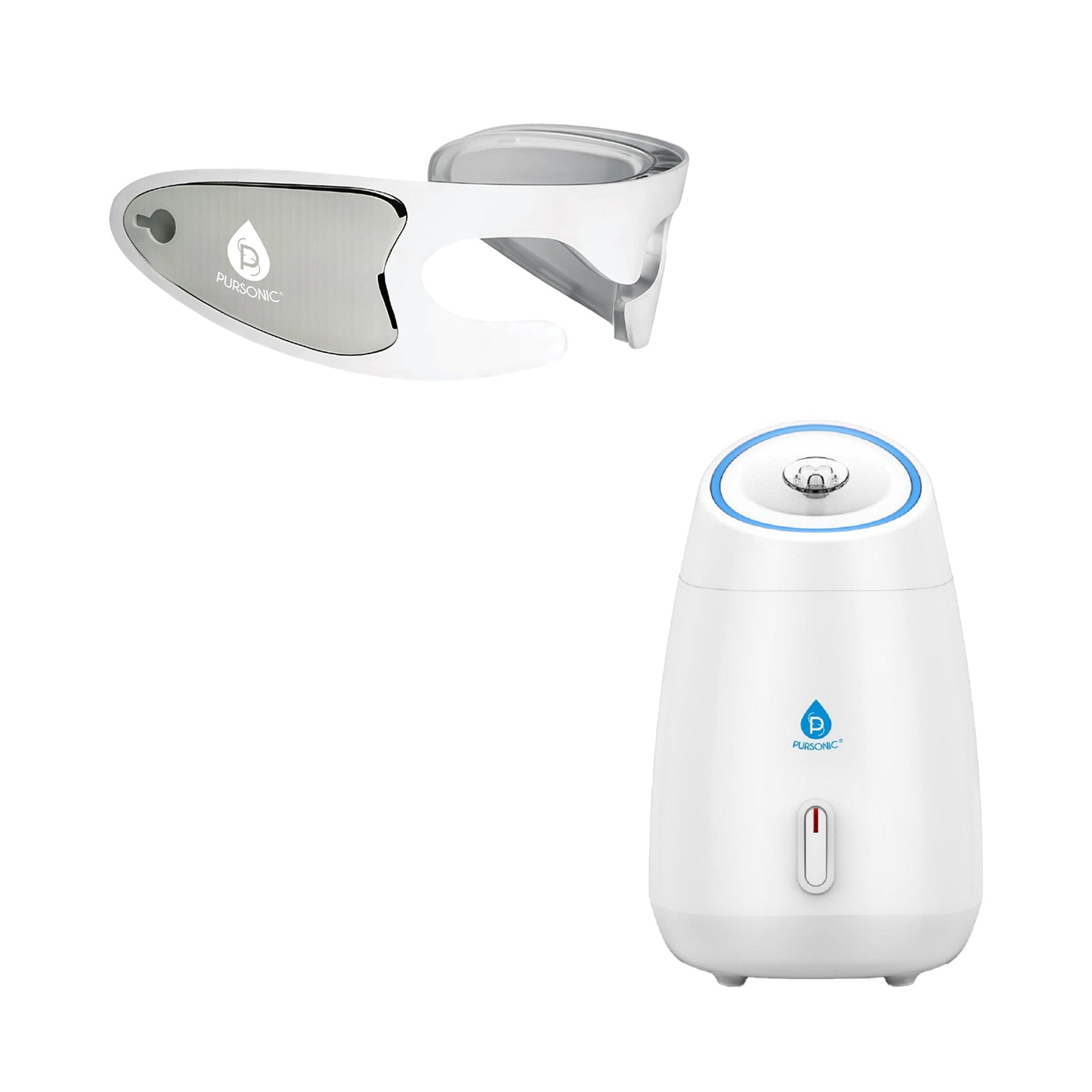 Pursonic Radiant Renewal Duo: Facial Steamer & Light Therapy Eye Mask