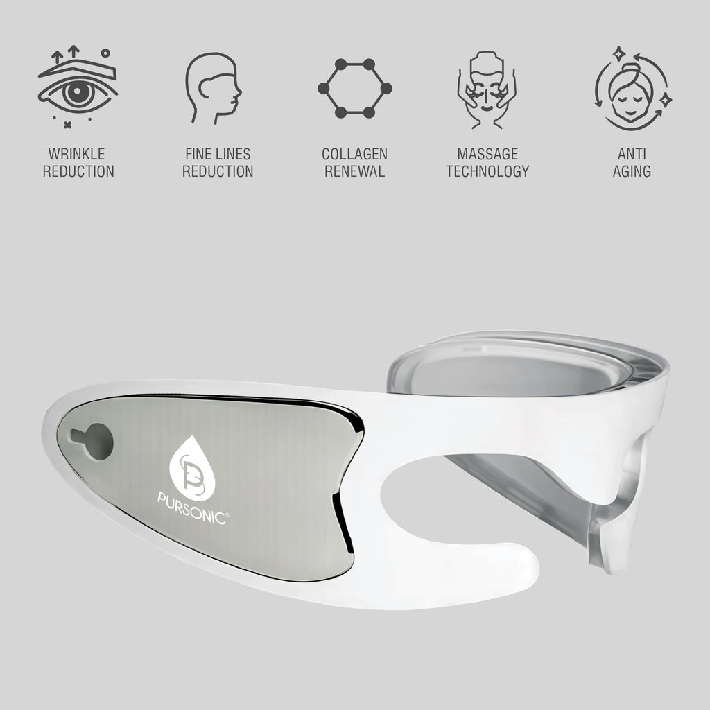 Pursonic Radiant Renewal Duo: Facial Steamer & Light Therapy Eye Mask