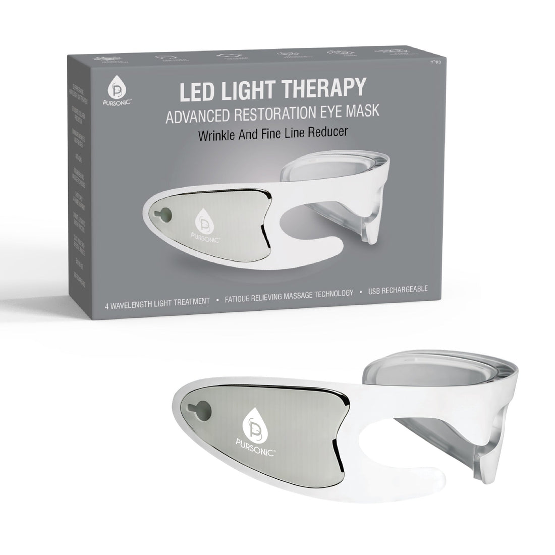 LED Rejuvenation Bundle – 7-in-1 Sculpting Wand, LED Eye Mask & LED Gua Sha Device