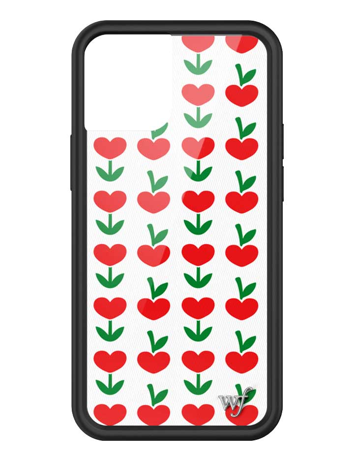 Love Blooms Floral Heart Print iPhone Case for Retro Garden Vibe