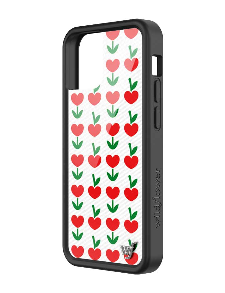 Love Blooms Floral Heart Print iPhone Case for Retro Garden Vibe