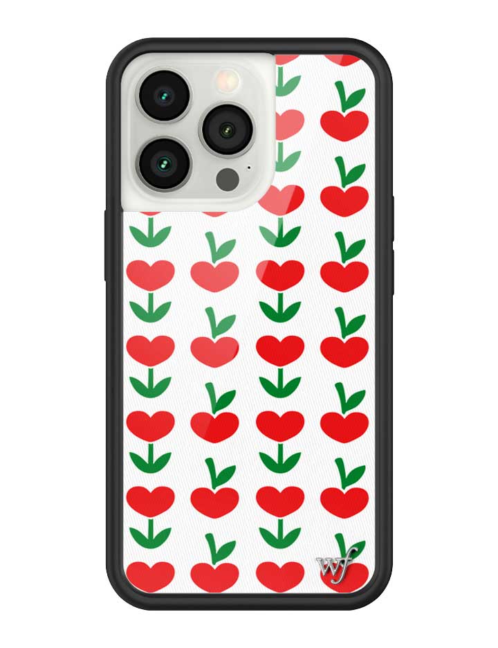 Love Blooms Floral Heart Print iPhone Case for Retro Garden Vibe