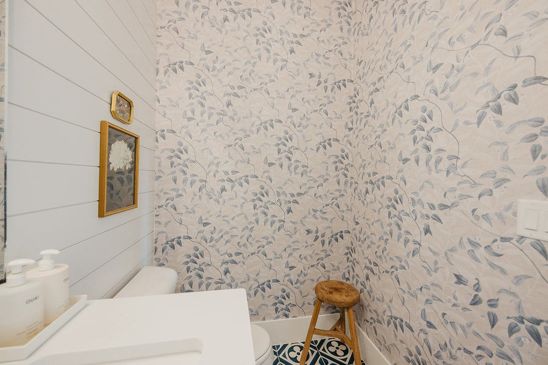 Hollins Cottagecore Floral Wallpaper Transitional Style